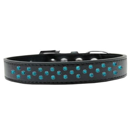 UNCONDITIONAL LOVE Sprinkles Southwest Turquoise Pearls Dog CollarBlack Size 14 UN847294